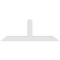 Ekena Millwork Portland Architectural Grade PVC Gable Bracket, 48"W x 18"H x 4"D x 4"F, 9/12 Pitch GBP048X18X0404POR00 - alternate 2